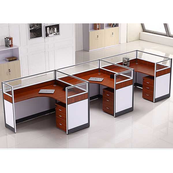 Office Parition With Mobile Cabinet